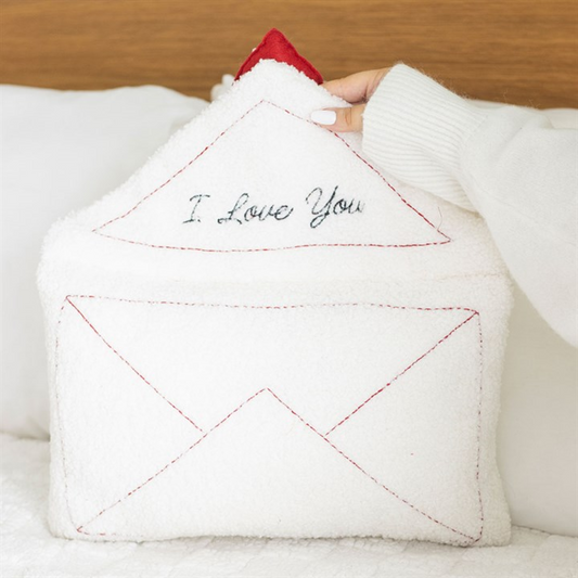 Love Letter Boucle Valentine's Day Cushion